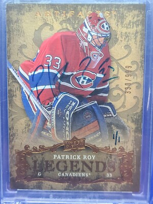 2015-16 UD Buybacks Auto Patrick Roy /1 Montreal Canadiens