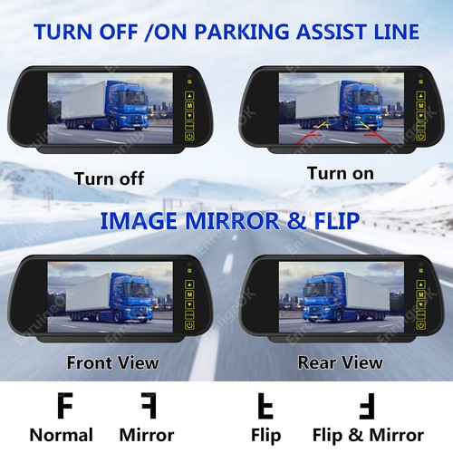 7" Monitor& Dual Brake Light Backup Camera for Mercedes-benz sprinter/VW Crafter - Picture 10 of 23