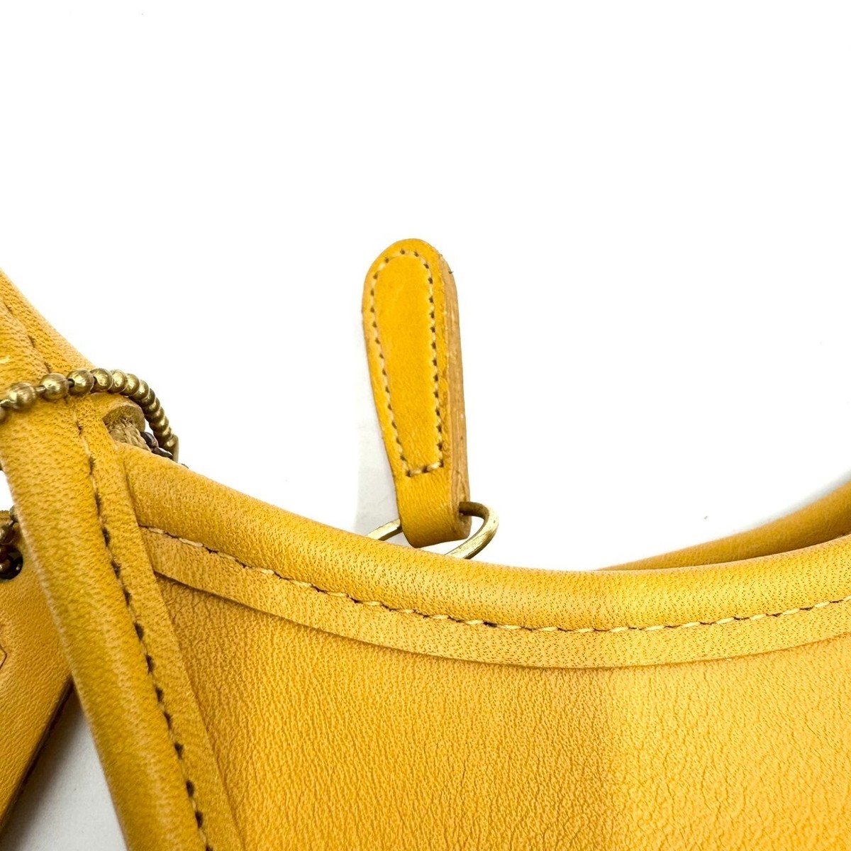 バッグ Old Coach Ergo One Shoulder Bag Yellow Coach Ergo Vintage Tangerine Orange Yellow 9020 One Shoulder