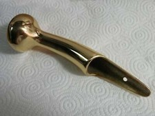 Victorian Style Solid Shiny Brass Handle Walking Stick Cane Antique Gift