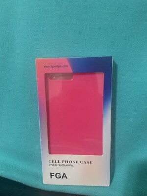 NEW Iphone Case 8 Plus 7 Plus Hot Pink Rubberized Shockproof Soft Gel Gift