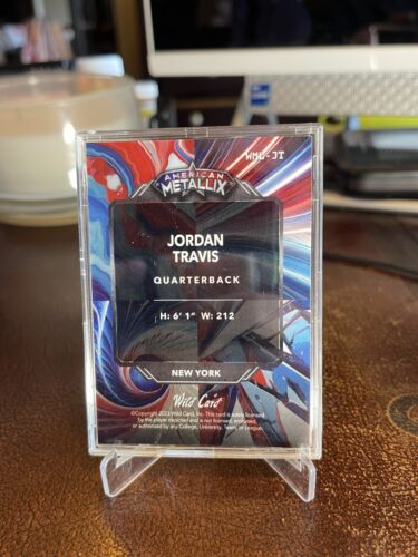 Wild Card American Metallix Jordan Travis Red Lazer 2023 - Imagen 3 de 3