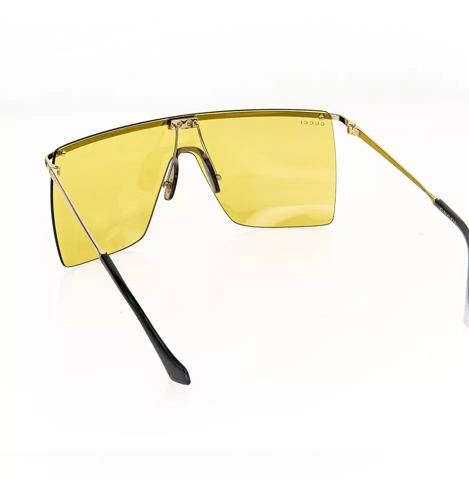 YGUCCI サングラス Oversized rectangular sunglasses in black injection | GUCCI® US