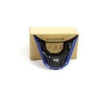 Original VW R-Logo Blende Lenkrad MFL Tuning Clip Plakette schwarz blau OEM