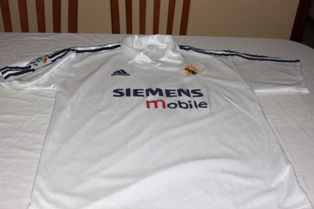 リアル・マドリード シャツ adidas SIEMENS mobile 2004-2005 Real Madrid Jersey Shirt Camiseta Home Adidas