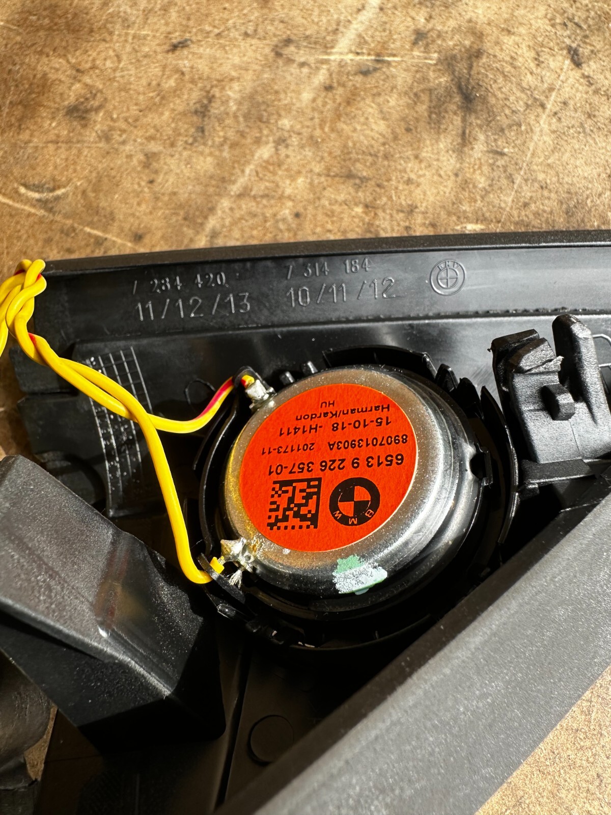 BMW F33 Harman Kardon Tweeters Covers 2 Speakers Front Door 