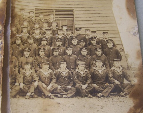 WWII JAPAN JAPANESE SAILORS NAVY GROUP PHOTO KOREAN WAR - Picture 3 of 5