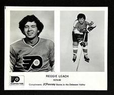 1979-80 Reggie Leach #27 Philadelphia Flyers Hockey NHL JCPenney Promo Photo