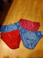 Lot Of 4 Vintage Delta Burke Brief Breifs Floral Panties Size 8/1X Lot 1