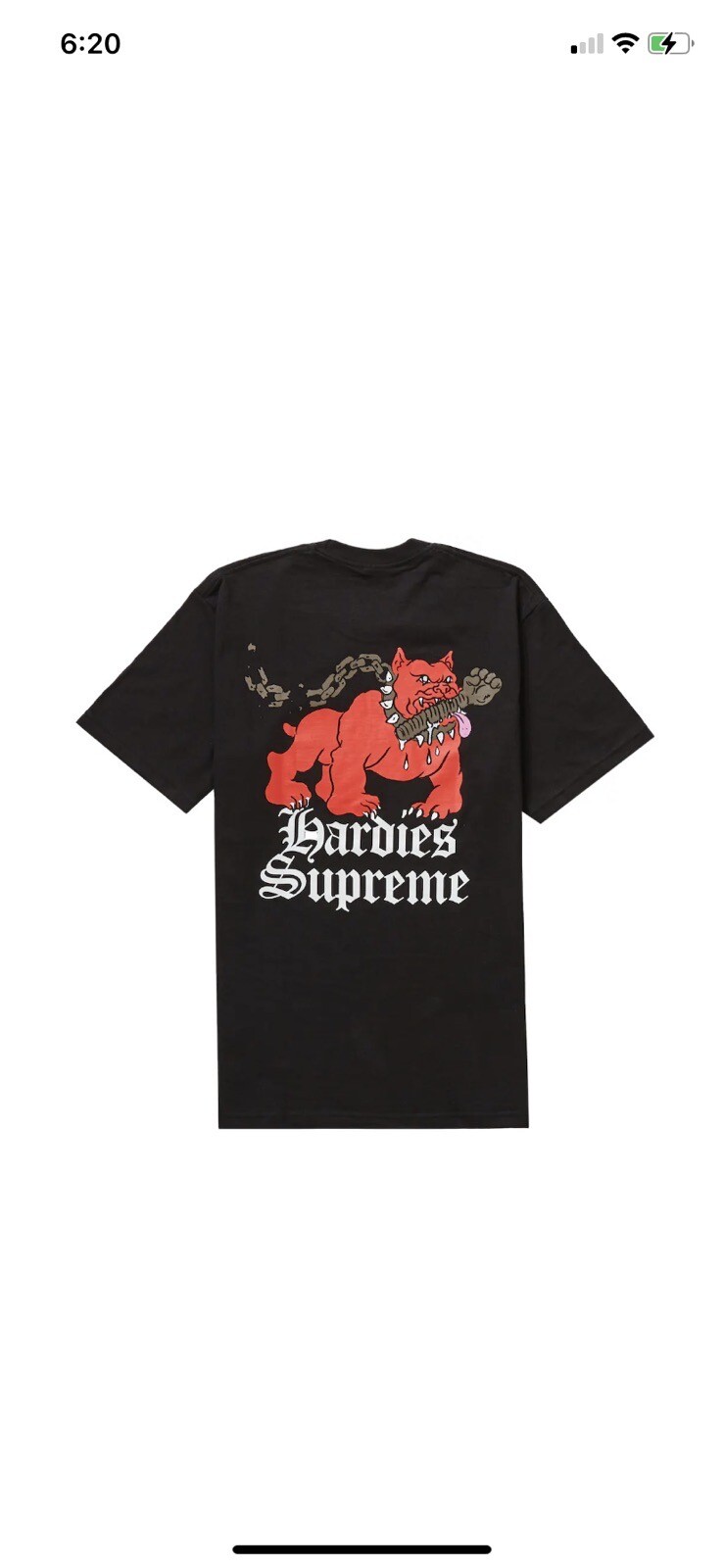 Supreme Hardies Dog Tee Black XXL Brand New - Ministry Of Gender  