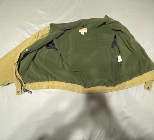 Giacca Bomber Vintage Woolrich Uomo 2XL Marrone Classico Casual Comoda - Foto 10 di 12
