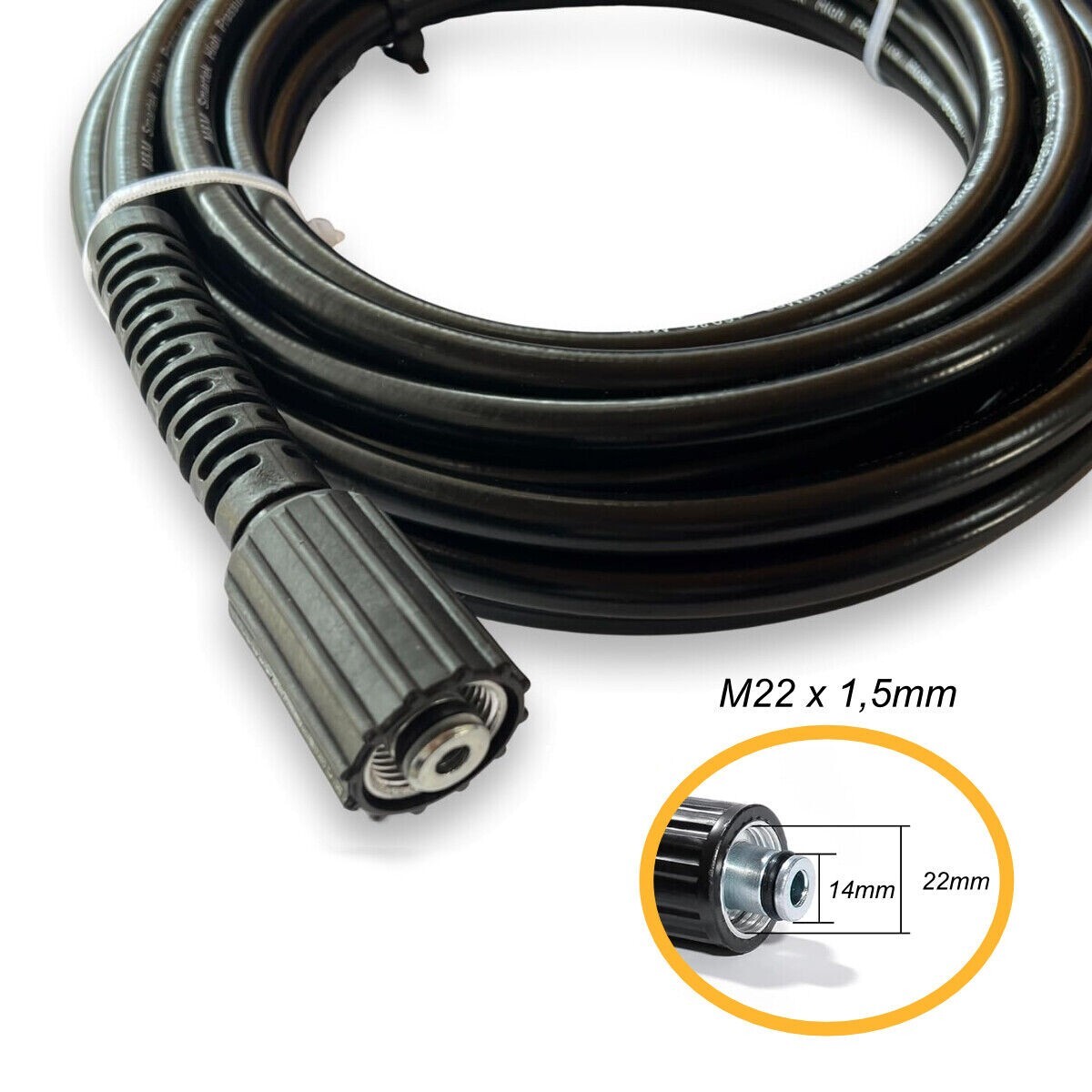 Tubo Flessibile Per La Pulizia Dei Tubi, 30, 160-200 Bar, Adattatore - Foto 3