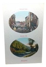 Stockwell Gate Pleaseley Vale Mansfield Notts Rare Original Antique Postcard 