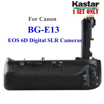 Kastar Battery Grip Combo for Canon EOS 6D Digital SLR Cameras BG-E13