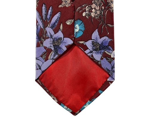 Geoffrey Beene Tie Italian Hand Made 100% Silk - Picture 3 of 5