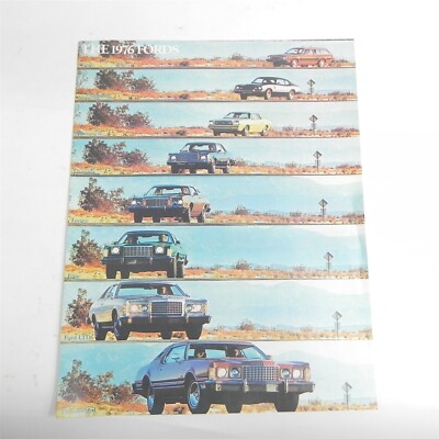 1976 FORDS DEALERSHIP SALES BROCHURE MUSTANG BRONCO  SPECIFICATIONS INFORMATION