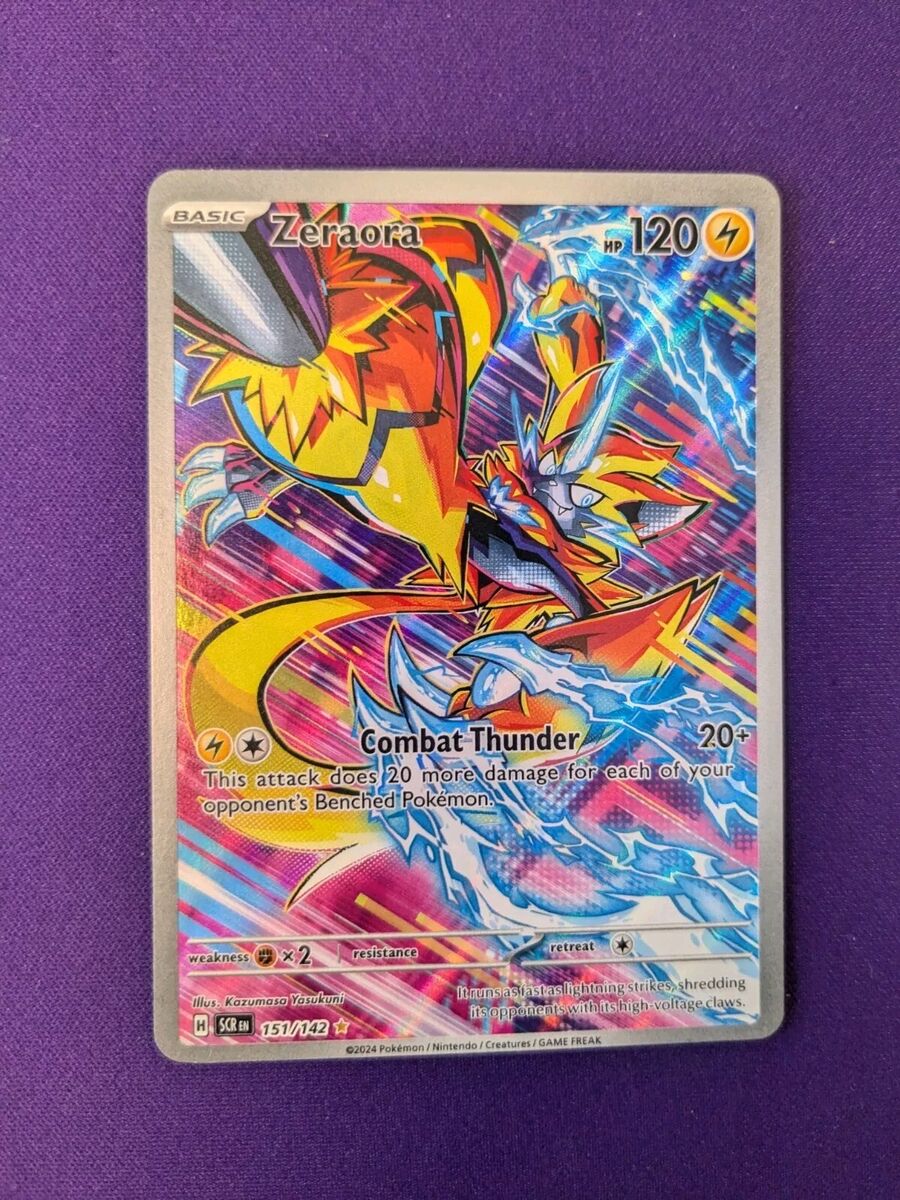 Zeraora 151/142 Illustration rare Pokemon Stellar Crown SV7 Zeraora 151/142 Illustration rare Pokemon Stellar Crown SV7