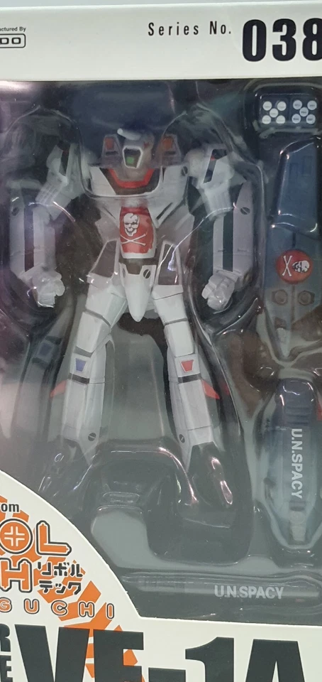 Figura Super Valkyrie Yamaguchi #038 VF-1A Revoltech 4" 1984 nueva en caja Kaiyodo Foto 2 de 4