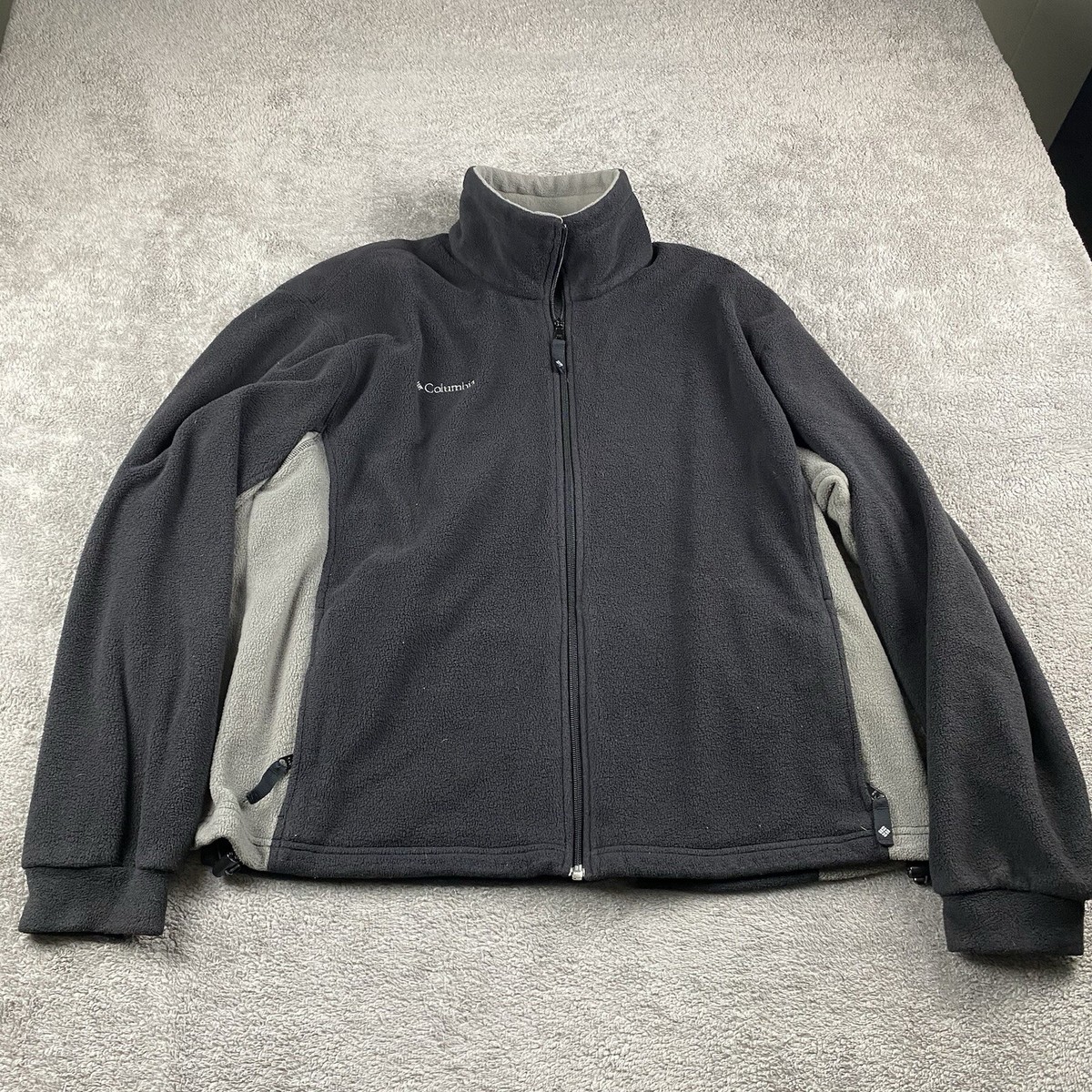 Mens Jackets Grey Columbia Fleece Jacket Columbia Men Grey Fast