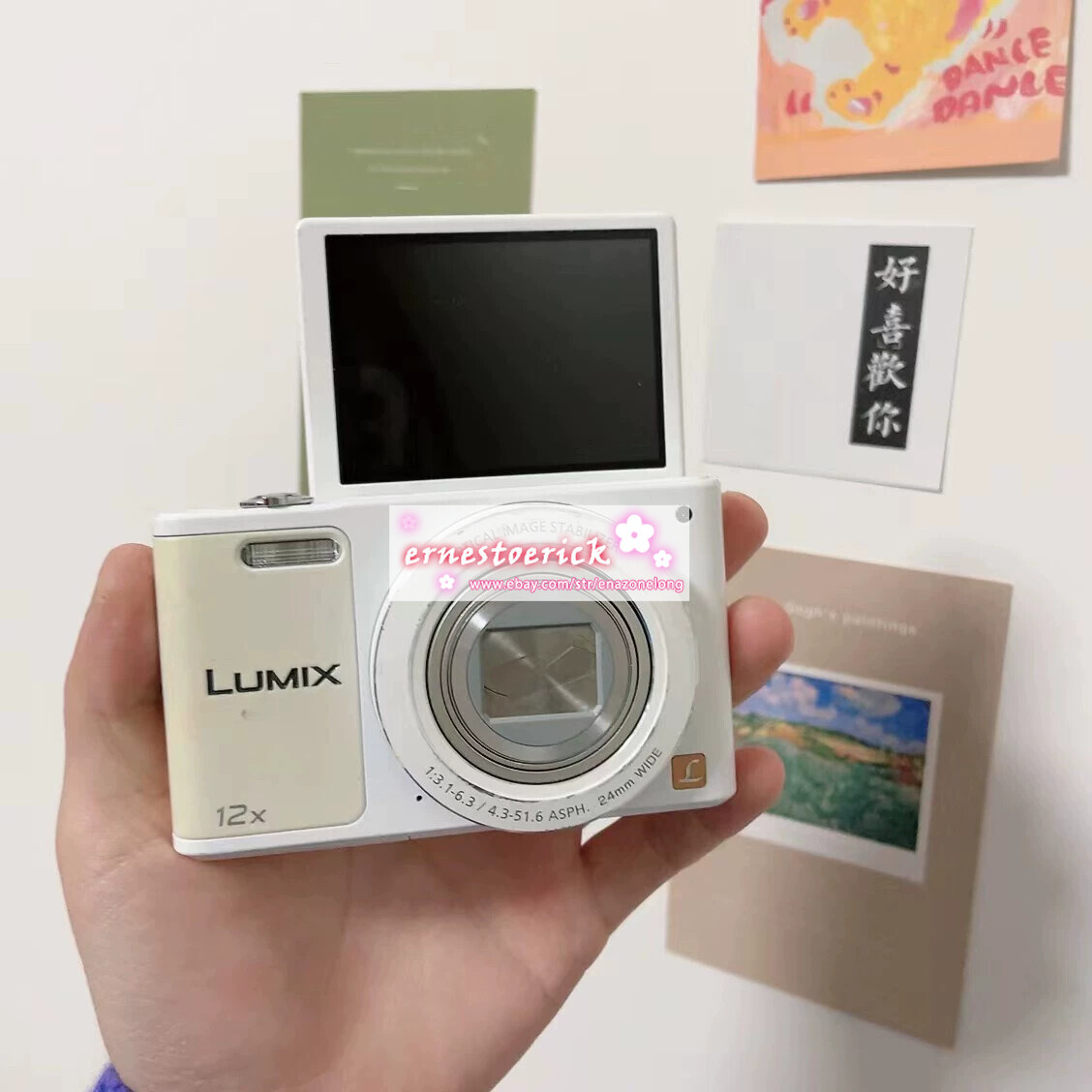 Panasonic LUMIX DMC-SZ10 White Digital Camera English