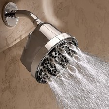 5 Spray Settings Filtered Shower Head with High Pressure Water Softener