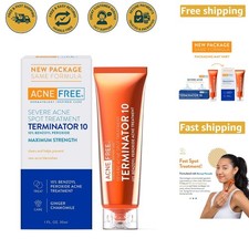 Dermatologist-Recommended Acne Spot Treatment - 10 Benzoyl Peroxide Cream