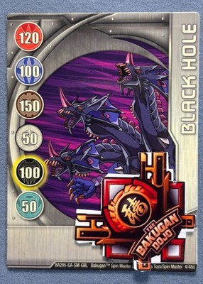 Bakugan Alpha Hydranoid   Black Hole Silver Gate 4/48d