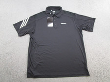 NWT Adidas Golf Climalite Polo Shirt Size L Performance Casual Large LOGO NEW