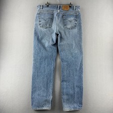 Vintage Levis Jeans Mens 38x32 (Fits 36x31) Orange Tab 505 90s Made in USA