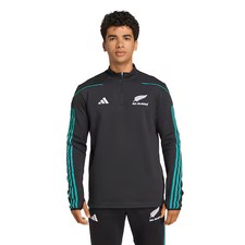 Image of All Blacks adidas 1/4 Zip Training Fleece - Black