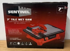 New in Box Sentinel Wet Tile Saw 7-inch