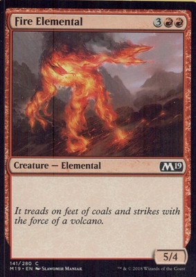 Core Set 2019 #141 Fire Elemental