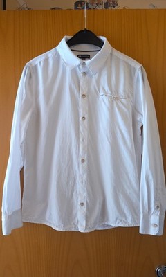 C&A Premium Langarm Hemd weiß Gr. 164- sehr schick - Top Zustand
