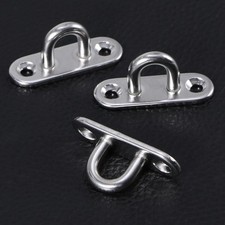 Ceiling Hook Wall Hammock Rope Fixing Pad Eye Plate Heavy Duty Stainless Steel
