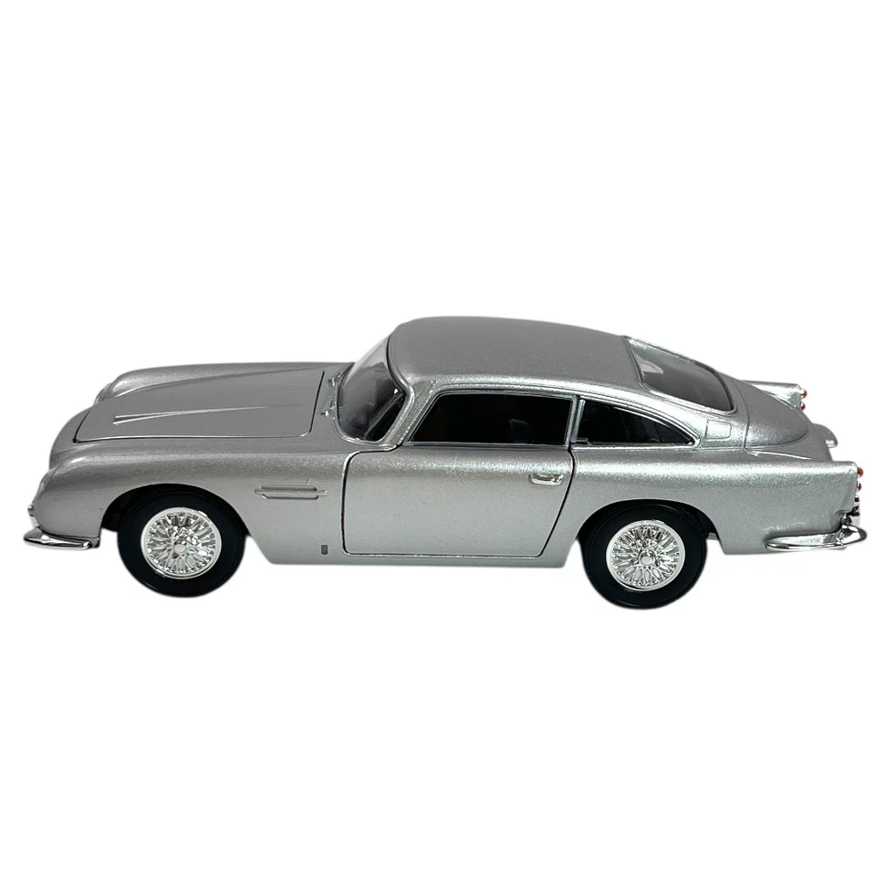 Modellino Auto Welly 1/24 Aston Martin DB5 1964 Silver - Immagine 3 di 4