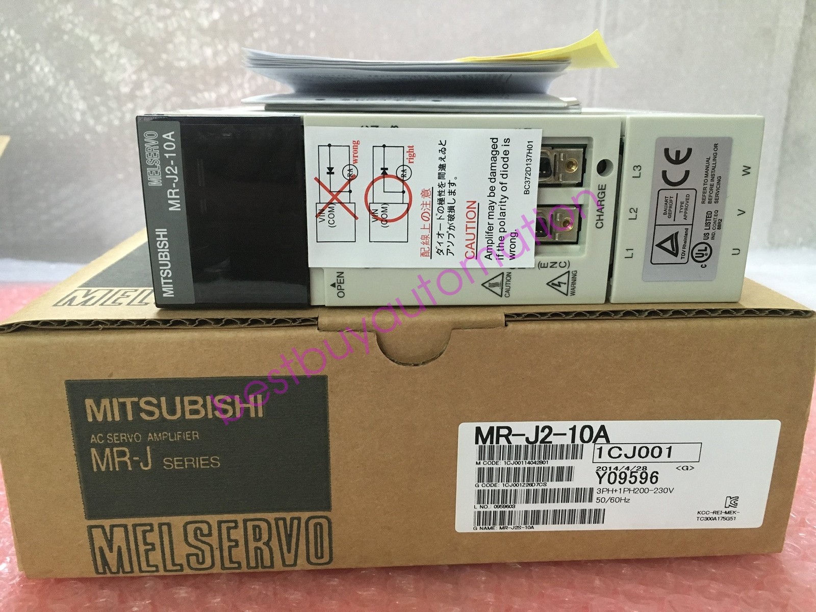 1PC New Mitsubishi MR-J2-10A Servo Drive MRJ210A Expedited Shipping