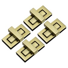 4 Pcs Twist Turn Lock Clasp 1.73 x 0.87 Inches, Bronze for DIY Bag