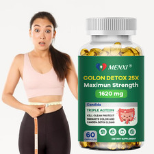 Remove Parasite Anti Parasite  Candida Detox Body Cleanse Ultra Colon NON GMO