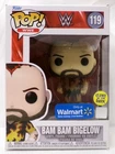 Funko Pop 119 Bam Bam Bigelow WWE Walmart Exclusive Glow In The Dark