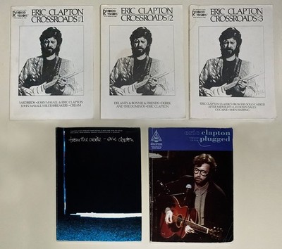 5 x Eric Clapton Gitarrenbücher Crossroads Bände 1 2 3 aus der Wiege unplugged