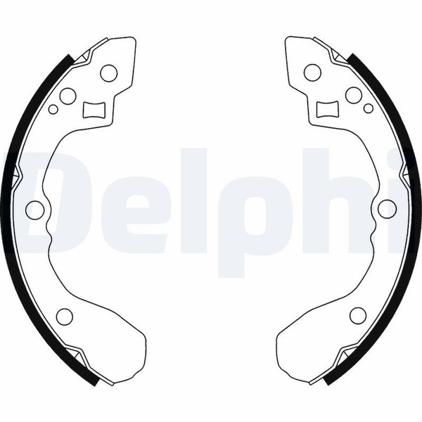 Delphi Bremsbackensatz LS1918 FüR KIA-image