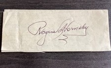 Rogers Hornsby Autograph on BSoA Letter Head with JSA/LOA