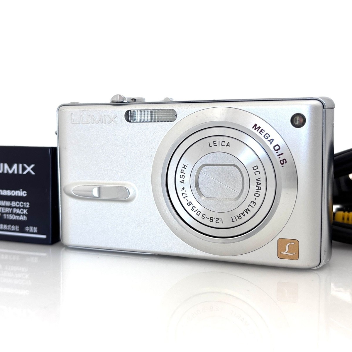 Panasonic LUMIX DMC-FX9 Compact Digital Camera Battery Strap USB