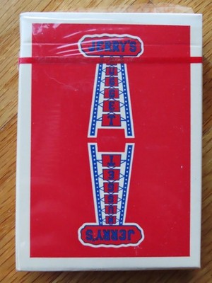 Vintage 1970s Jerry's NUGGET Casino LAS VEGAS Playing Cards Red DECK SEALED