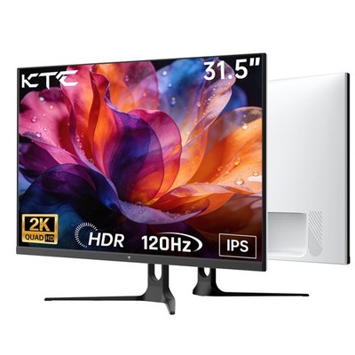 32 Inch 2K Computer Monitor, QHD (2560 x 1440) 120Hz Monitor with IPS Panel, ...