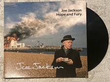 JOE JACKSON SIGNED HOPE AND FURY VINYL LP - BECKETT COA
