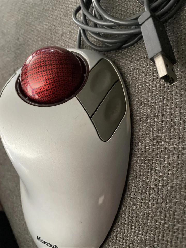 Microsoft Trackball Explorer 1.0 PS2 USB Compatible Tested And Working - Image 3 of 4