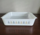 Vintage Anchor Hocking Fire King Candle Glow 8 X 8 Baking Dish