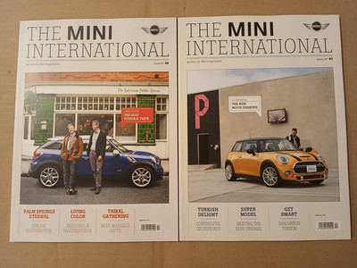 2 MINI COOPER INTERNATIONAL MAGAZINES NUMBERS 38 41 2012 2014