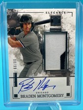 2025 Panini Impeccable #EJA-BM BRADEN MONTGOMERY OC-Auto Jersey Elegance 8/99